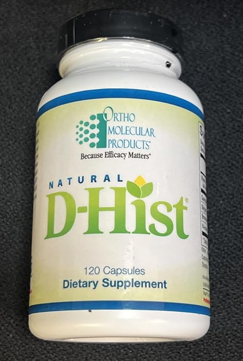 Ortho Molecular Natural D-Hist - 120 Capsules