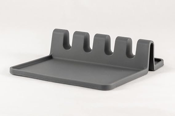 SOL - Silicone Utensil Rest with Drip Pad for Multiple Utensils, Heat-Resistant, BPA-Free Spoon Rest & Spoon Holder for Stove Top, Kitchen Utensil Holder for Spoons, Ladles, Tongs & More - by Sol