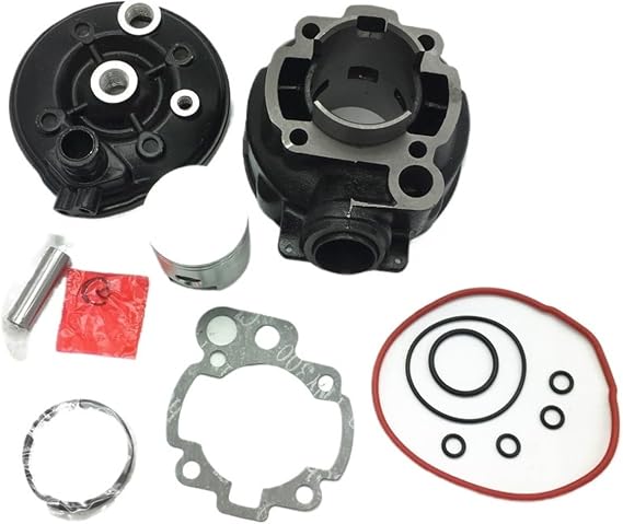 47mm am6 cylinder kit piston set for minarelli aa mx50 rs50 rx50 | Displacement & throttle response. Precision-bored 47mm AM6 kit for Minarelli AA/RX50/MX50/RS50