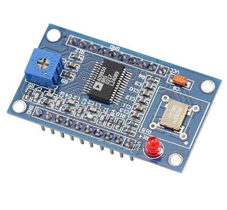 AD9850 DDS Signal Generator Module 2 Square Wave 0-1MHz Output Sine Wave 0-40MHz Direct Digital Synthesizer Frequency Divider IC Test Equipment