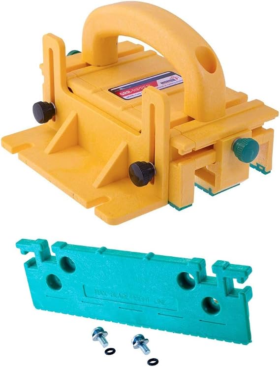 MICROJIG GRR-RIPPER GR-100,GRP-11G 3D Pushblock For Table Saws, Router Tables, Band Saws, And Jointers And 1/8-Inch Leg