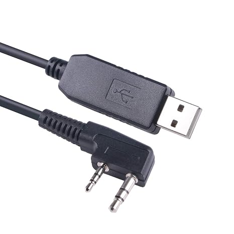 6FT USB Programming Cable Compatible with Baofeng BTECH, Kenwood, and AnyTone Radio FT232RL Chip