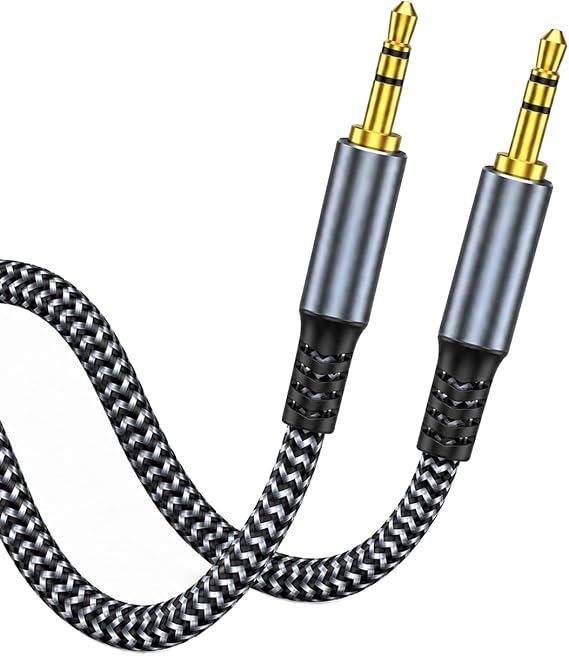 Aux Cord 4ft - Premium 3.5mm to 3.5mm Audio Cable for Car Stereo