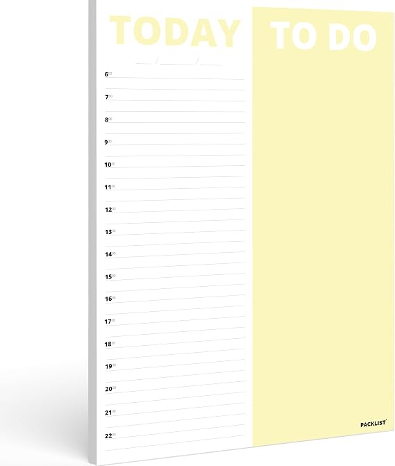 Undated Daily Planner A4: Day per Page Agenda with Schedule, Tasks & TO DO TODAY. Ideal Daily Organiser for productivity. Organise your day effectively!
