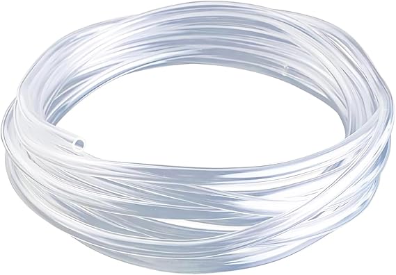 QRITY PVC Hose, 4mm ID x 6mm OD Clear Vinyl Tubing, 2 Metre