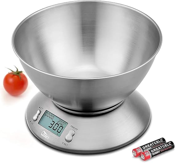 Uten Electronic Kitchen Scales, Digital Kitchen Scale, LCD Display