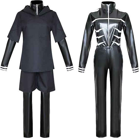 Kaneki Ken Cosplay Costumes Battle Uniform Jacket Pants Full Set Halloween Outfit