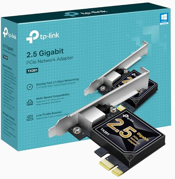 TP-Link TX201 2.5 Gigabit PCI Express Ethernet Network Adapter