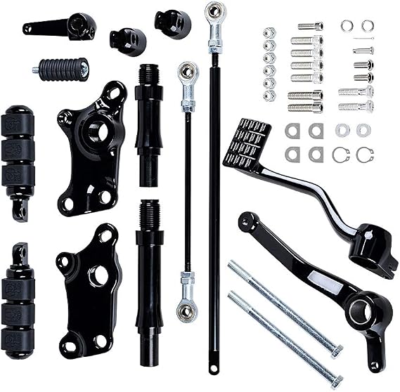 Black Forward Controls Kit for 91-03 Harley Sportster XL883