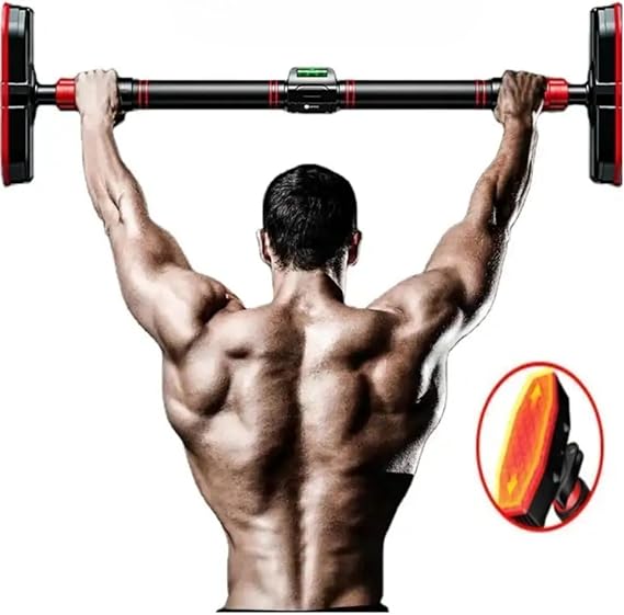 Yeni Nesil 72-95CM Kapı Barı Koridor Barfiksi Barfix Spor Aleti Demiri Barfiks Çubuğu