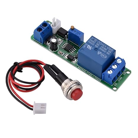 DC 12V Timer Module Adjustable Timer Delay Time Relay Time Switch Off