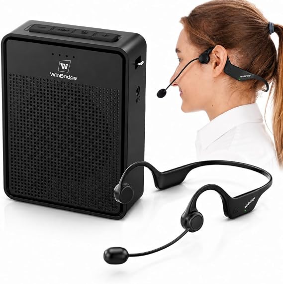 Voice Amplifier Wireless Ear-Hook Headset Microphone B007