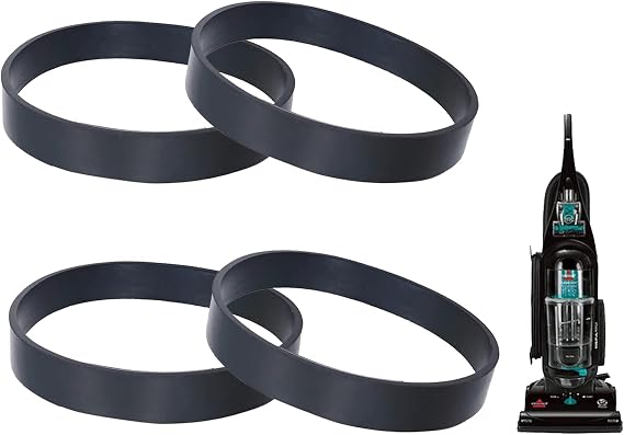 Replacement Vacuum Belt for Bissell Style 7/9/10 P/N 3031120 PowerForce Helix Powerlifter Cleanview Swivel Rewind Pet Vacuum Cleaner Belt, Replace Parts #2031093#3031123#32074#1604129 (Pack of 4)