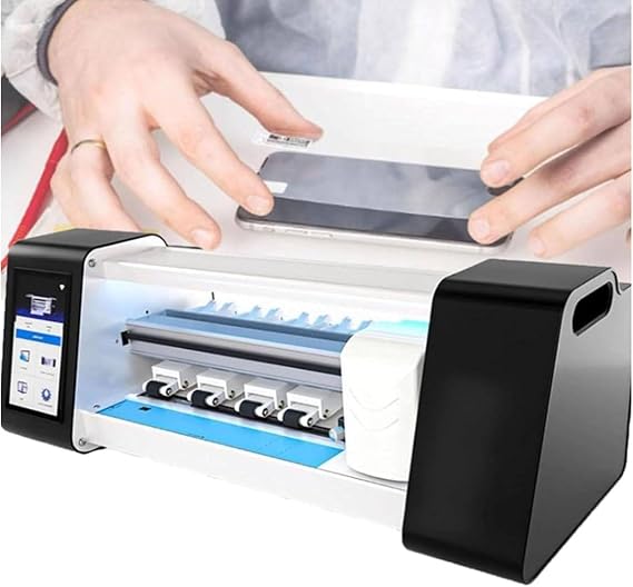 Mobile Phone Screen Protector Machine Cutting,Intelligent Multifunctional Film Cutting Tool, Supports 17 Languages,16" Membrane,for Mobile Phones Tablets