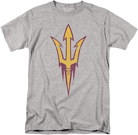 Arizona State University Official Distressed Primary Unisex Adult T Shirt