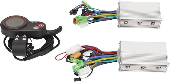 Brushless Motor Controller Kit 24V 36V 48V 500W 25A LH100 with LCD Display for Electric and Scooter