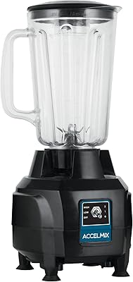 Winco 44 Ounce Commercial Blender with High-Performance 12 HP Motor