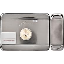 SYH&AQYE DC 12V Electronic Door Lock, Electronic Access Intelligent System with Door Alarm for Homes, Offices, Schools, Hotels, Factories, Warehouses