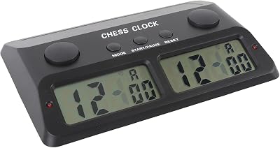 Chess Clock Timer, Professional Chess Clock Timer, Digital Chess Timer with Countdown for Chinese Chess Weiqi, Add Seconds Function for Fair Play