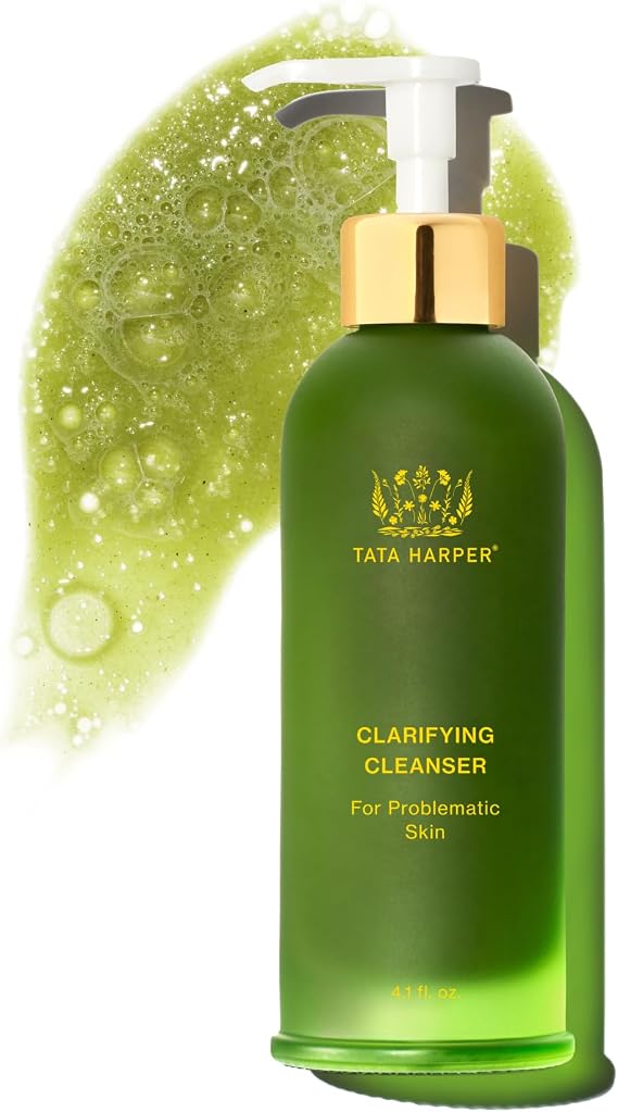 Tata Harper Clarifying Cleanser, Foaming Gel Cleanser for Blemish-Prone Skin, Targets Impurities & Balances Oil, 125ml