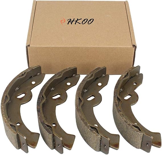 Golf Cart Brake Shoes,HKOO 27943G01 70795G01 Golf Cart Brake Shoes, Set of 4, Fits E-Z-Go TXT (97-09.5), Workhorse 96+, Yamaha G14-G22 94-06