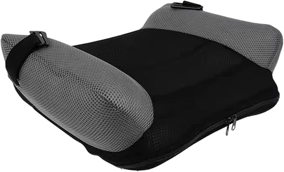 Inflatable Booster Seat Portable Backless Booster with Buckle & Carry Bag Blow up Breathable Seat Cushion for Travel Outdoor Car