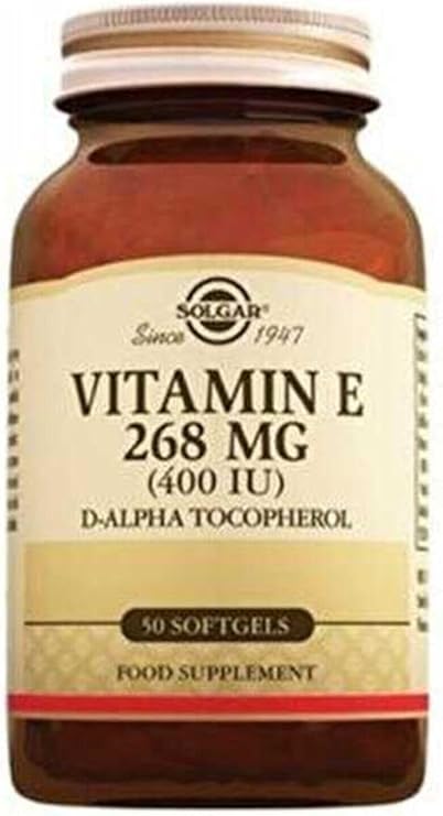 Solgar Vitamin E 268 mg 400 IU, 50 Kapsül