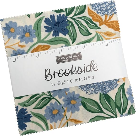 Moda Fabrics Brookside Charm Pack 5-inch precut Fabric Squares (42 pcs)