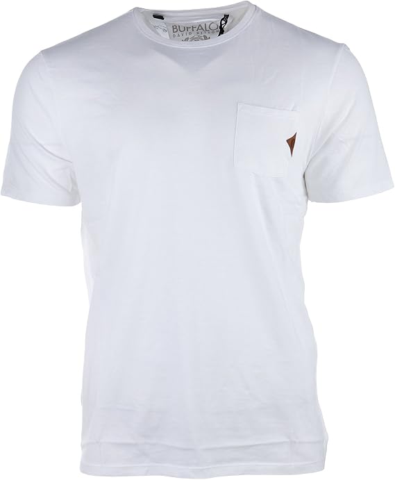 Buffalo David Bitton Men's Taluck Short Sleeve Fashion Basic Tee Shirt