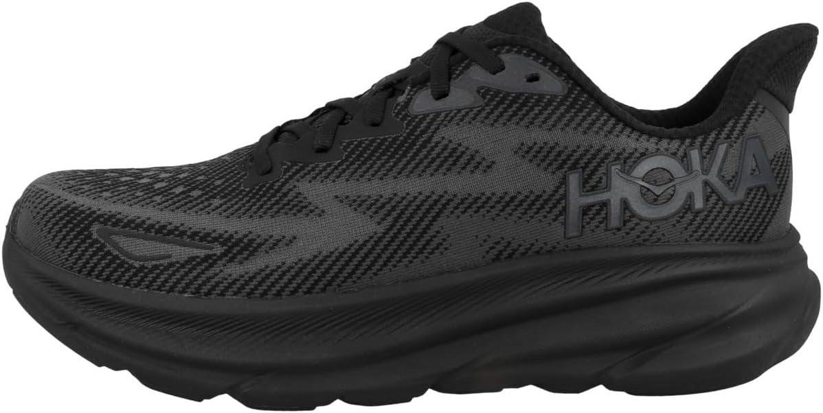 Hoka Men's Clifton 9 Black/Black 11.5 Medium