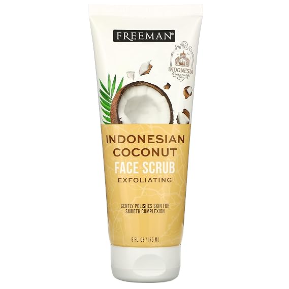 Indonesian Coconut Face Mask and Scrub by Freeman for Unisex - 6 oz Mask