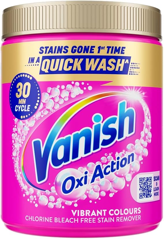 Vanish Oxi Advance Multi Power Chlorine-Free Laundry Booster Powder, 1kg