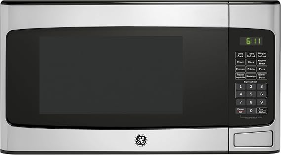 GE Countertop Microwave Oven, 950 Watt, 1.1 Cu. Ft., Stainless Steel