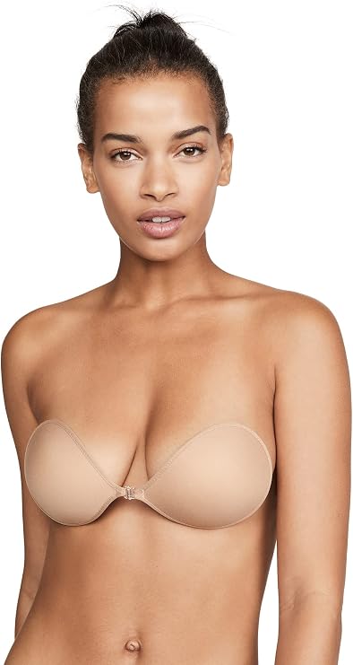NuBra Feather Lite Super Light Adhesive Bra, Tan, Size C Cup