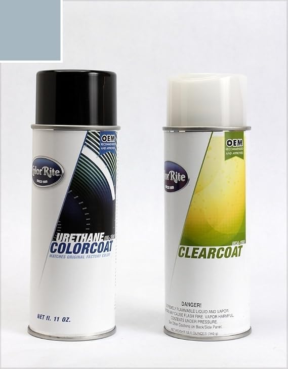 Aerosol for Pontiac All Automotive Touch-up Paint - Bright Blue Metallic Clearcoat 26C/WA9381 - Value Package