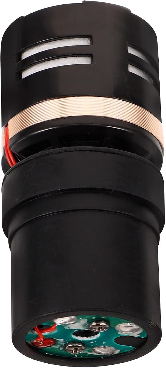 ifundom Dynamic Microphone Replacement Capsule Core with Sponge and Plastic Material for Easy Installation Compatible with Microphones for Ktv and Recording Studios