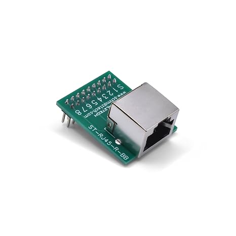 RJ45 / 8P8C Breadboard Breakout Adapter