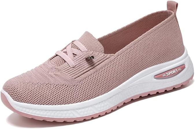 Women's Orthopedic Mesh Walking Shoes Athletic Sport Running Sneakers Slip-on Cozy Breathable