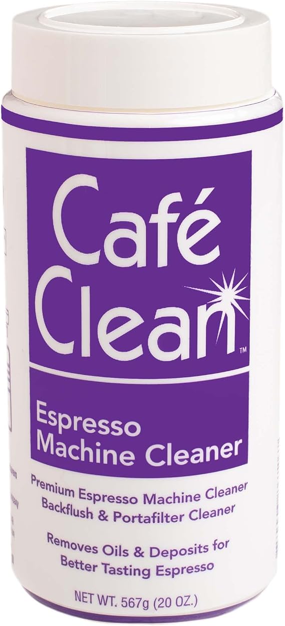 Stera Sheen - Cafe Clean - Professional Espresso Machine Cleaner - Premium Cleaner for At-Home Espresso Machines, Restaurant, Cafe Quality Machines - Portafilter Cleaner - 20 oz Bottle (1 count)