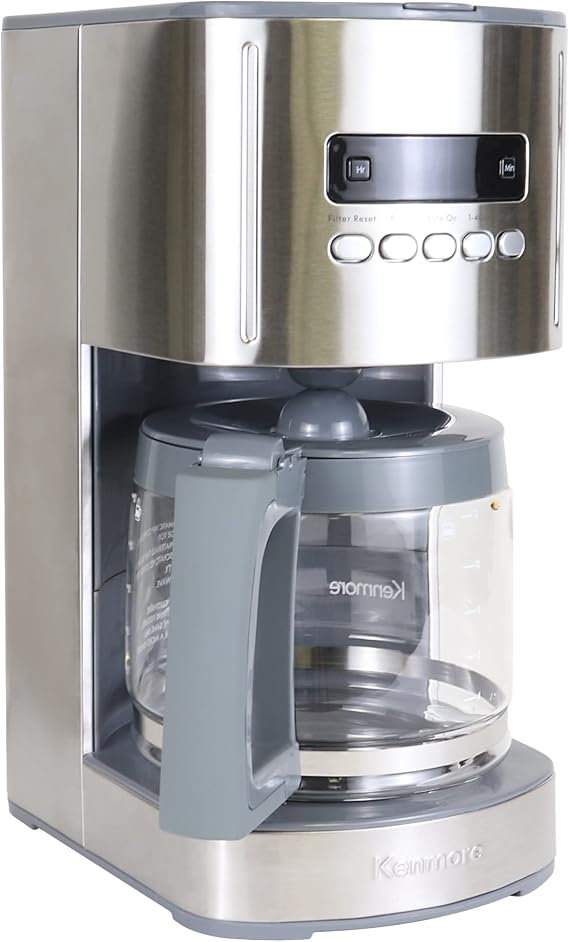 Kenmore 40706 12-Cup Programmable Aroma Control Coffee Maker in Stainless Steel