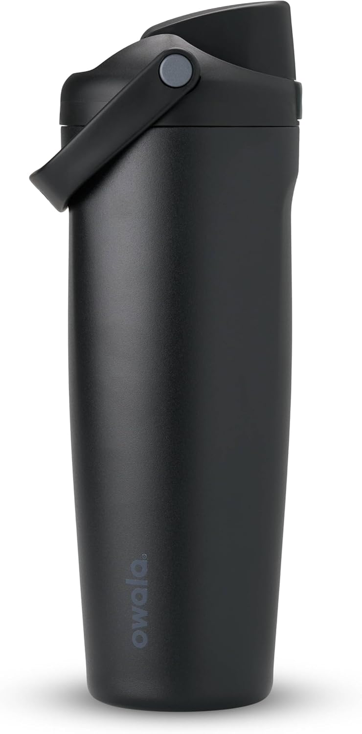 Owala FreeSip Sway - Stainless Steel - 30-oz. - Black Very, Very Dark