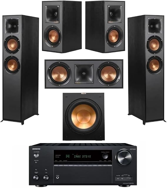 Klipsch Reference Dolby Atmos Home Theater + Onkyo TX-NR7100 9.2-Channel