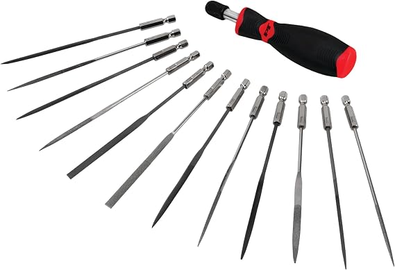Performance Tool W5391 12-Piece Precision Micro File Set