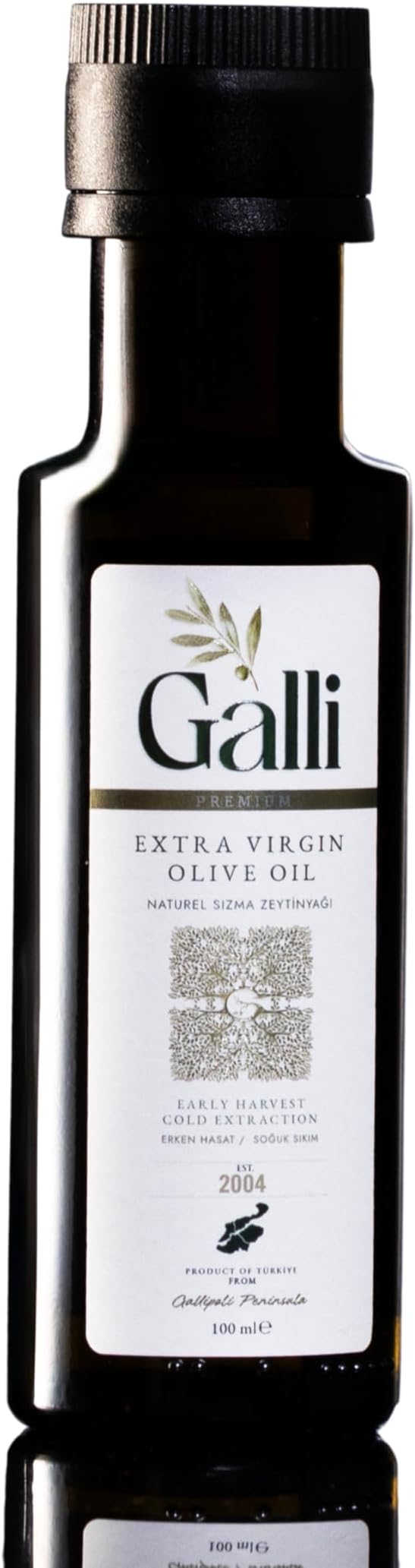 Galli Premium Soğuk Sıkım Natürel Sızma Zeytinyağı 100 Ml