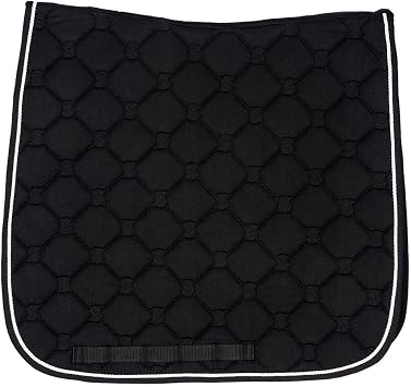 Schneiders Quilted Contoured Dressage Pad with Braid | Ultimate Equestrian | Elegance & Horse Comfort