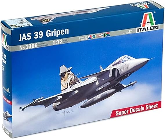 Jas 39 Gripen Aircraft Model Italeri 1306S