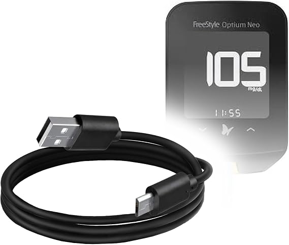 BoxWave Cable Compatible with Freestyle Optium Neo - DirectSync Cable, Durable Charge and Sync