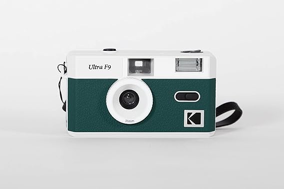 Kodak Film Camera, 1.4 inches 35 mm, Ultra F9, White x Green