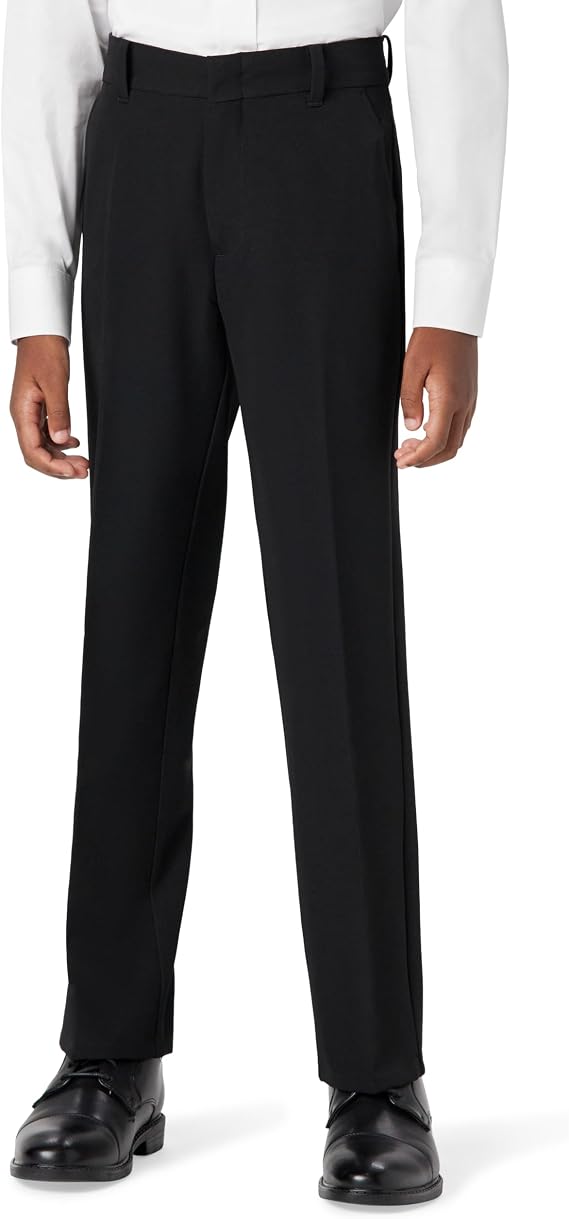 Izod Boys' Bi-Stretch Flat Front Dress Pant