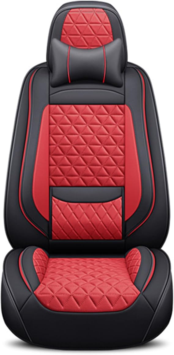 Car Seat Cover Full Set, Full Set Car Seat Covers, Seat Protector, Car Leather Seat Cover, Front and Rear Seat Covers of 5 for Most Cars - UVSCAR Trucks